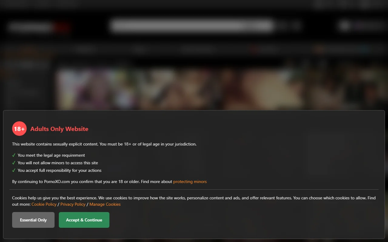 Screenshot: Pornoxo Screenshot of Pornoxo